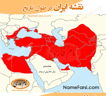 عکس نقشه ایران در زمان ساسانیان