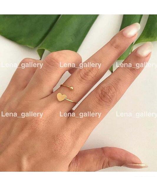 عکس انگشتر طلا قلبی