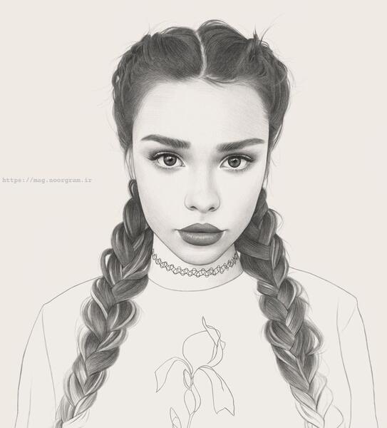 عکس ساده برای طراحی سیاه قلم