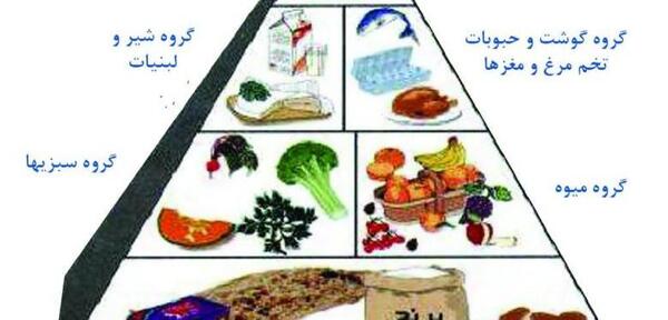 عکس کلم بروکلی برای هرم غذایی