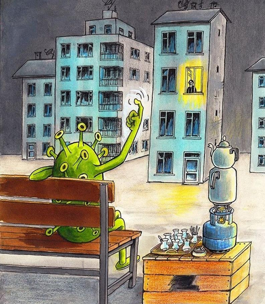 عکس کره زمین با ماسک نقاشی