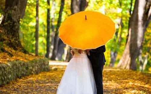 عکس سالگرد ازدواج پاییزی