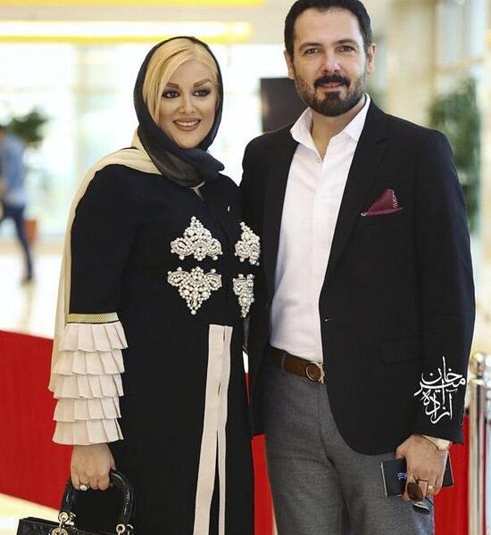 عکسهای بازیگران با همسرانشان در جشن حافظ