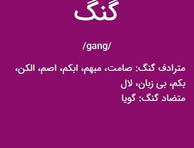 عکس گنگ چیست