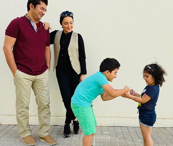 عکس سالگرد ازدواج با بچه