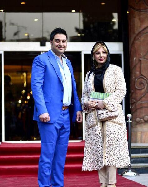 عکس از بازیگران در جشن حافظ