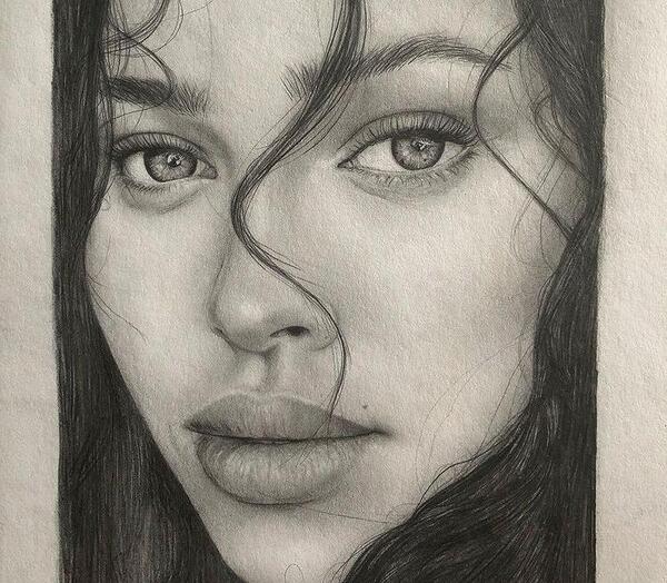 عکس نقاشی سیاه ساده