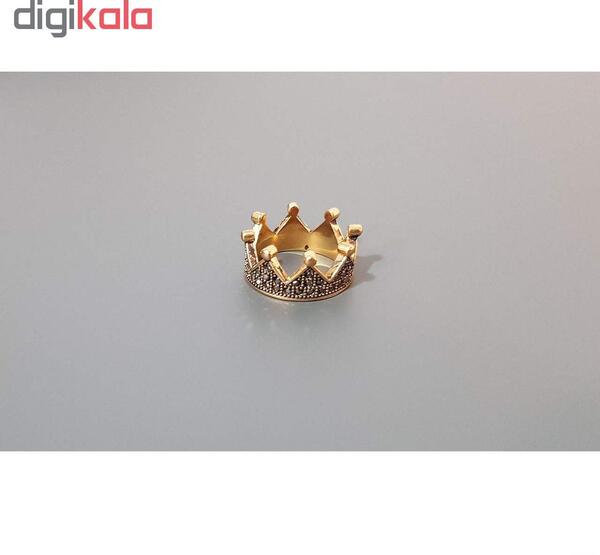 عکس انگشتر طلا مدل تاج