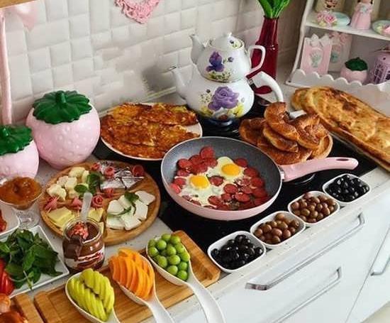 عکس صبحانه باحال