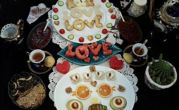 عکس صبحانه باحال