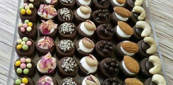 عکس شیرینی تزیین شده