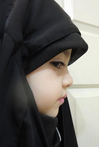 عکس دختر بچه حجابی