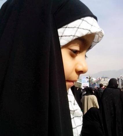 عکس دختر بچه حجابی