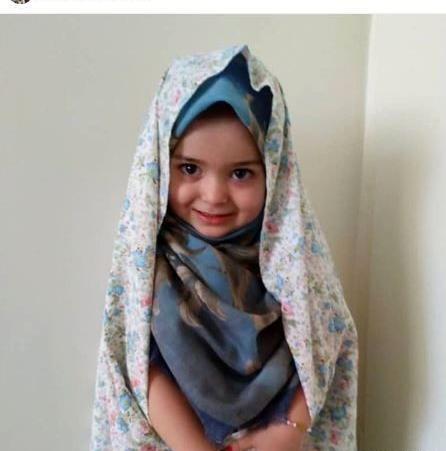 عکس دختر کوچولو چادری