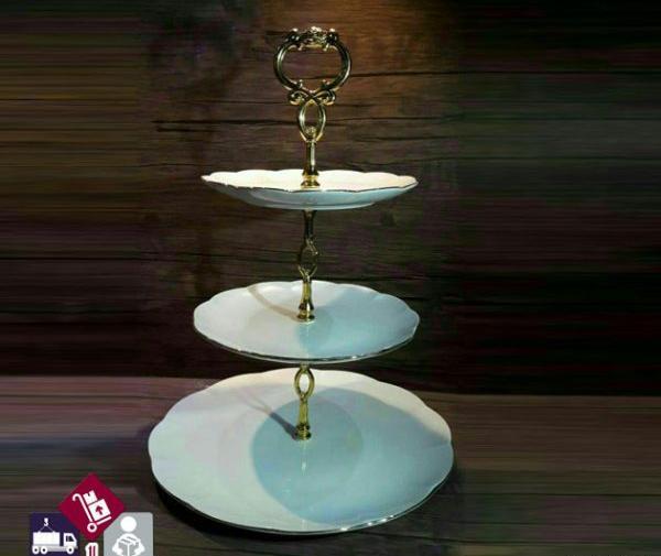عکس شیرینی خوری سه طبقه