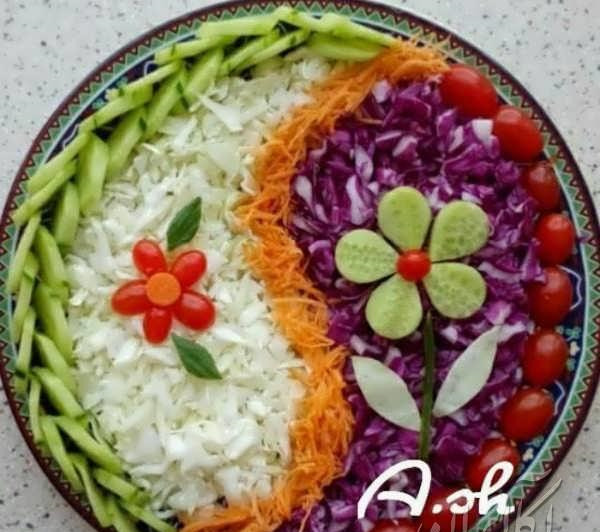 عکس ایده برای تزیین سالاد