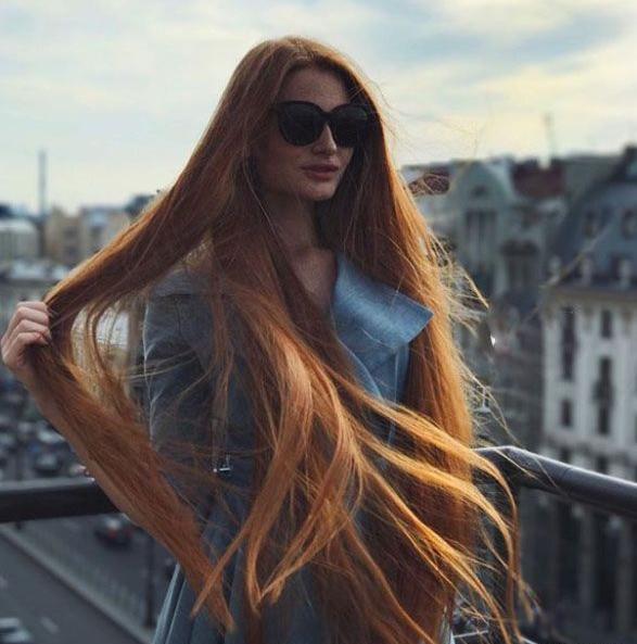 عکس دختر زیبای مو بلند