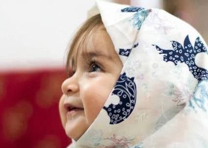عکس دختر کوچولوی با حجاب