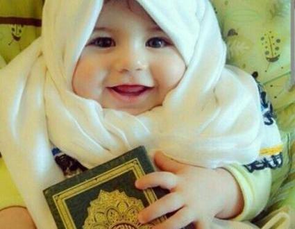 عکس دختر کوچولوی با حجاب