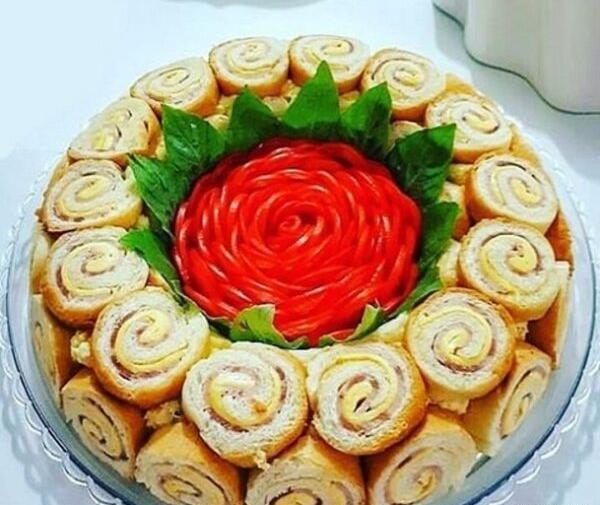 عکس ایده های جدید برای تزیین سالاد الویه