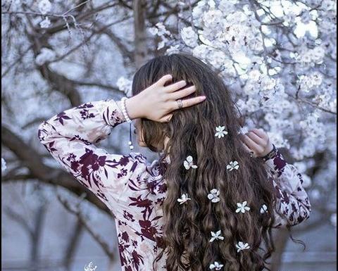 عکس مو دختر از پشت برای پروفایل