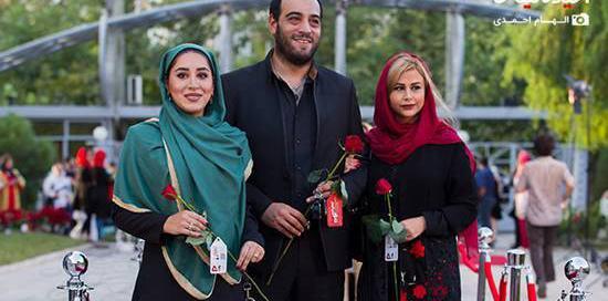 عکس بازیگران در جشن حافظ سال 95
