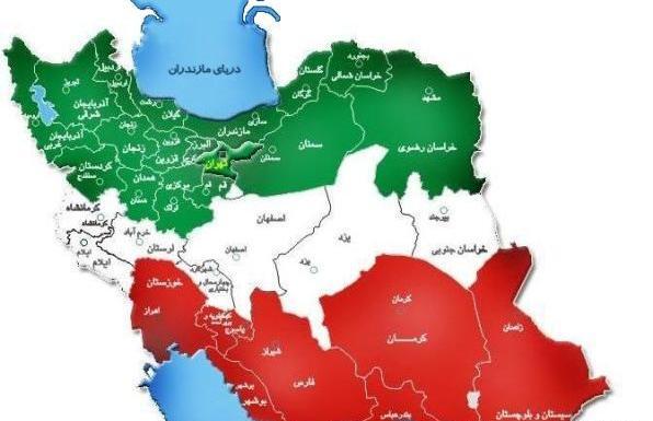 عکس نقشه ایران در زمان قاجار