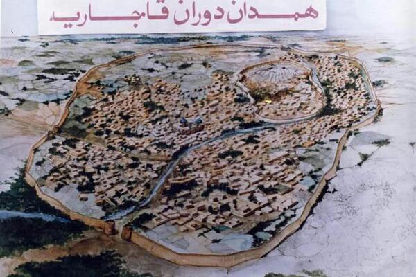 عکس نقشه ایران در زمان قاجار