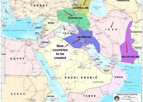 عکس نقشه ایران در زمان قاجار