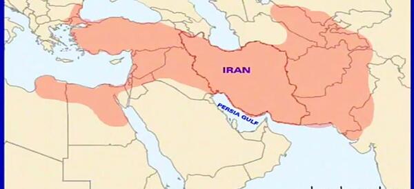 عکس نقشه ایران در زمان قاجار