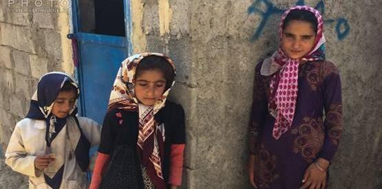 عکس دختر بچه روستایی