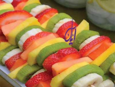 عکس ایده برای تزیین سالاد میوه