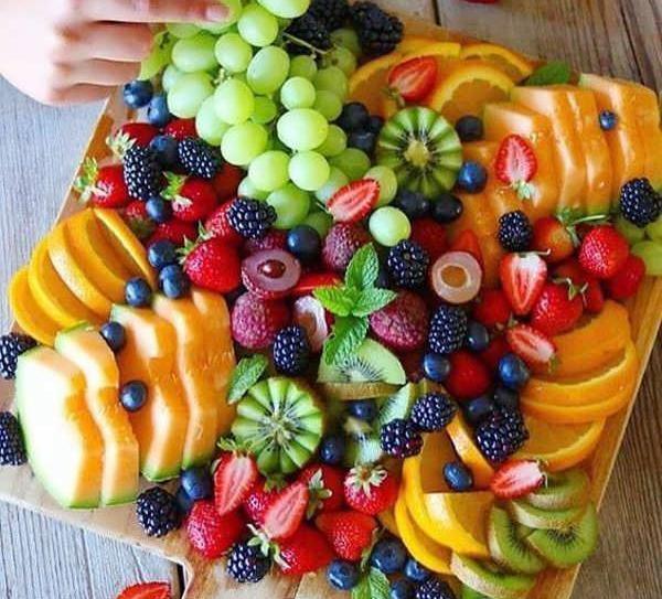 عکس ایده برای تزیین سالاد میوه