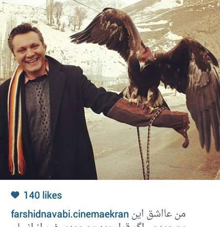 عکس عقاب و همسرش