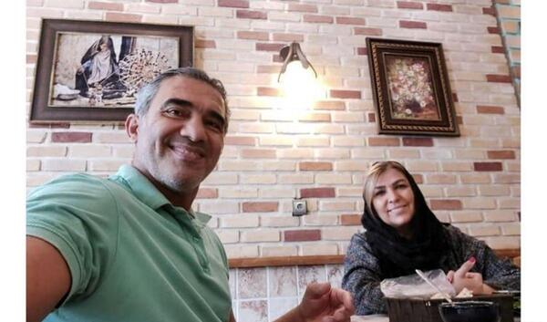 عکس عقاب و همسرش