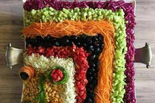 عکس ایده تزیین سالاد
