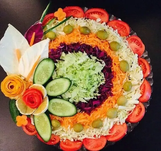 عکس ایده تزیین سالاد