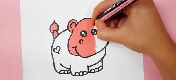 عکس اسب آبی نقاشی