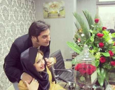 عکس کیک سالگرد ازدواج نیوشا ضیغمی