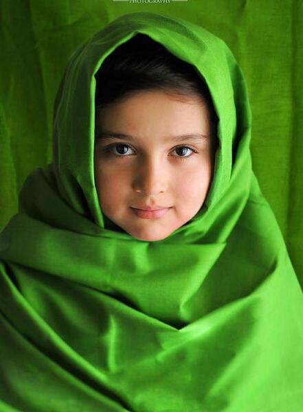 عکس دختر بچه حجاب