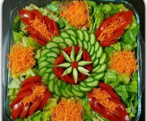 عکس ایده برای تزیین سالاد کاهو