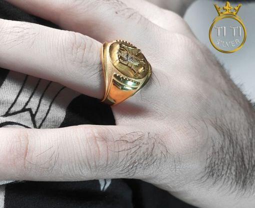 عکس انگشتر طلا عقاب