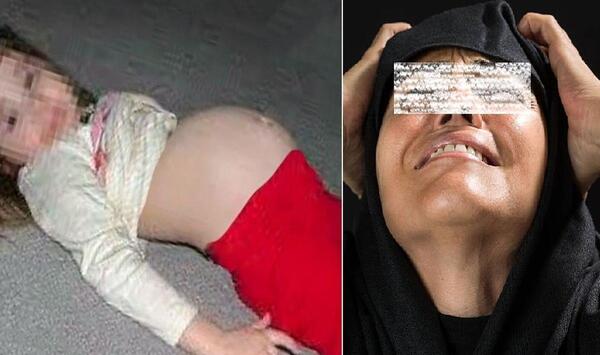 عکس دختر بچه حامله