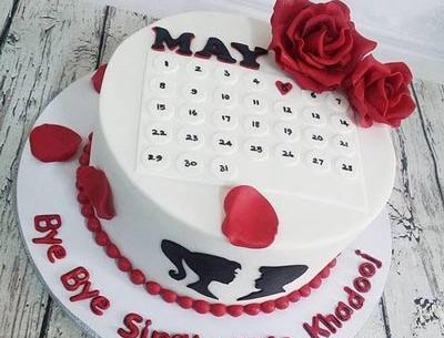 عکس کیک سالگرد ازدواج یک سالگی