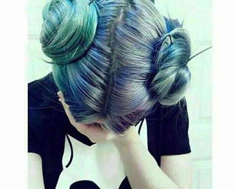 عکس دختر مو ابی برای پروفایل