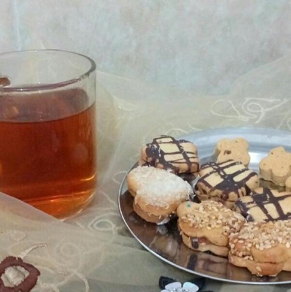 عکس شیرینی و چای