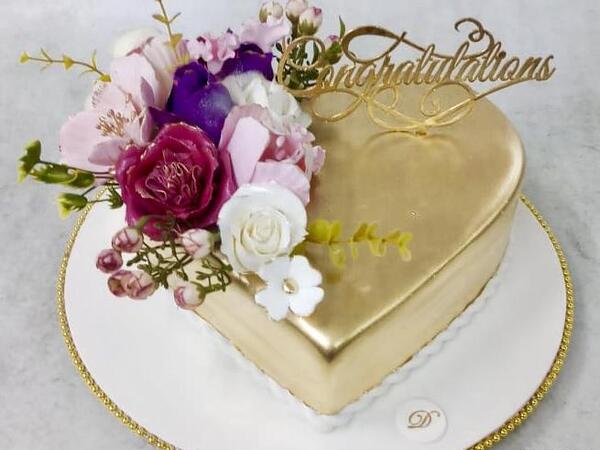 عکس کیک سالگرد ازدواج طبیعی