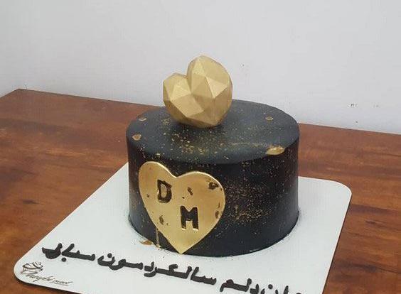 عکس کیک سالگرد ازدواج طبیعی