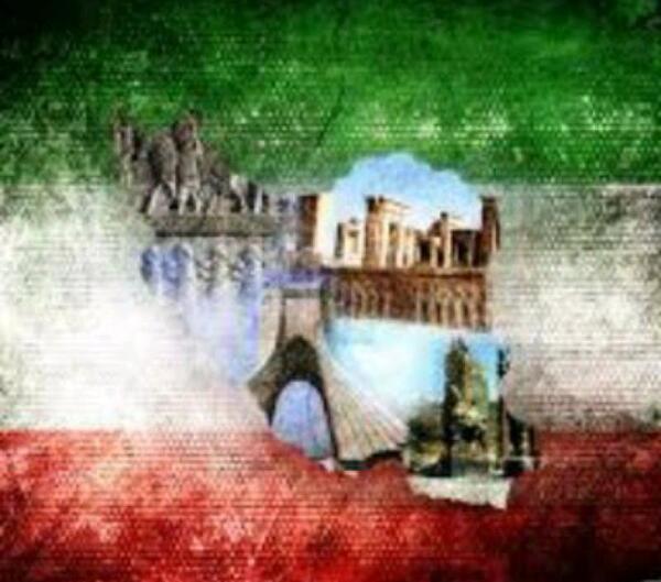 عکس نوشته نقشه ایران برای پروفایل
