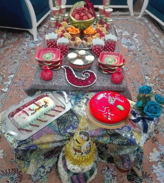 عکس سالگرد ازدواج در شب یلدا